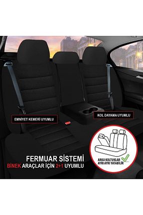 روکش صندلی خودرو مشکی Esin Nove - کد 844825773
