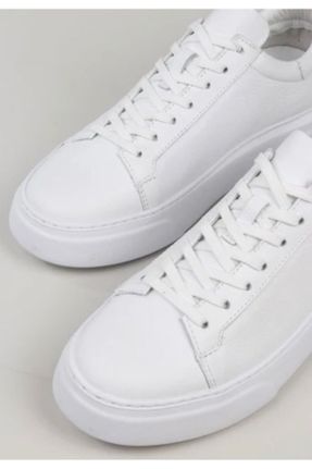 کفش کلاسیک سفید مردانه چرم طبیعی پاشنه متوسط ( 5 - 9 cm ) پاشنه ساده کد 822372199