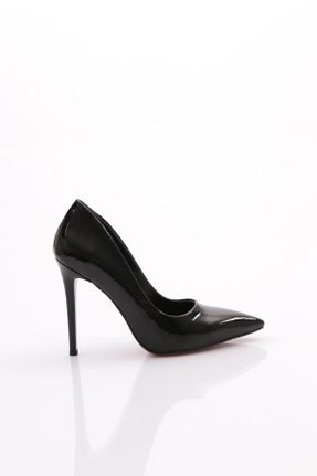 کفش پاشنه بلند کلاسیک مشکی زنانه پاشنه نازک پاشنه بلند ( +10 cm) کد 818730268