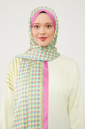 شال صورتی زنانه پنبه پلی استر Levidor - کد 844849879