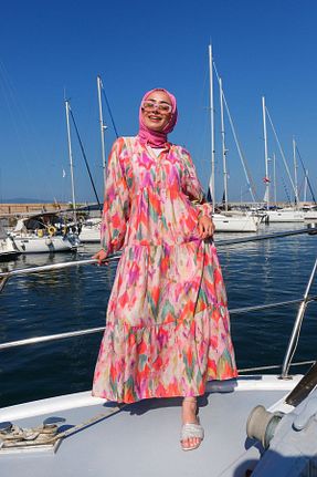 لباس نارنجی زنانه بافتنی LOCCO - کد 844851025