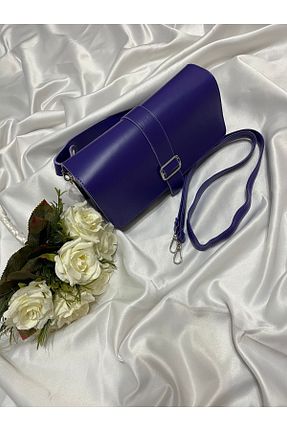 کیف دوشی سرمه ای زنانه چرم مصنوعی LeiyBag - کد 844857537