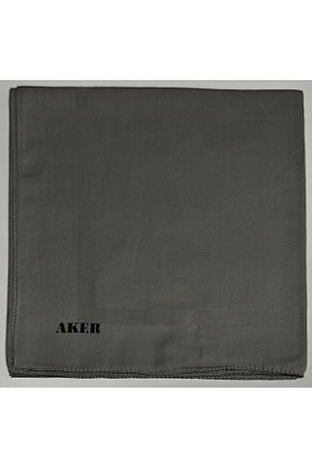 روسری طوسی پنبه ای Aker - کد 844873539