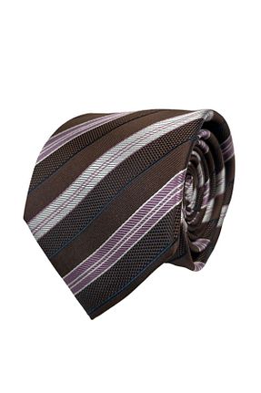 کراوات قهوه ای مردانه میکروفیبر 1001 Kravat - کد 117122821