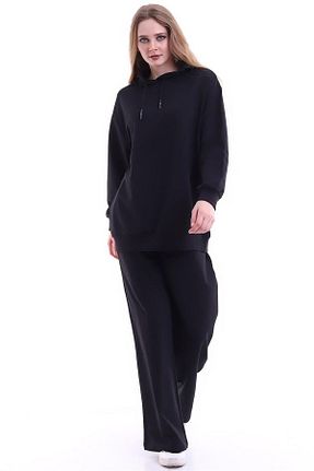 ست گرمکن مشکی زنانه پنبه پلی استر ESPİNA - کد 355597301