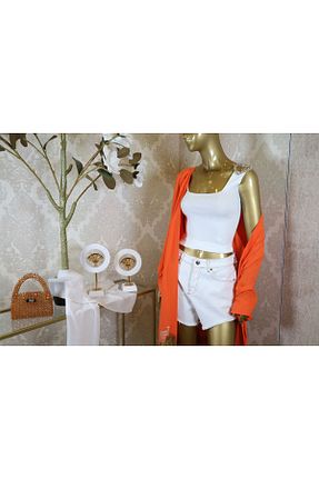 رویه نارنجی زنانه بافتنی Chilia - کد 844912370