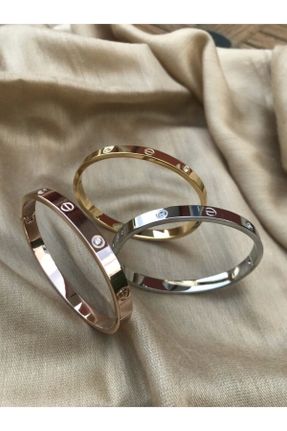 دستبند جواهر زنانه روکش طلا کد 314190811