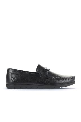 کفش لوفر مشکی مردانه پاشنه کوتاه ( 4 - 1 cm ) کد 830517592
