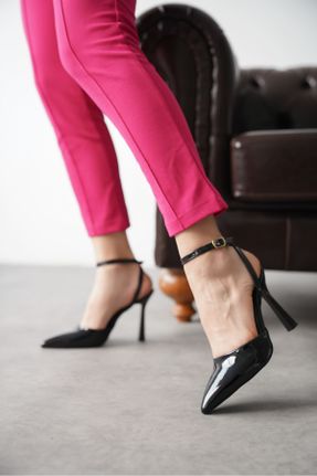 کفش پاشنه بلند کلاسیک مشکی زنانه پاشنه نازک پاشنه متوسط ( 5 - 9 cm ) کد 812862675