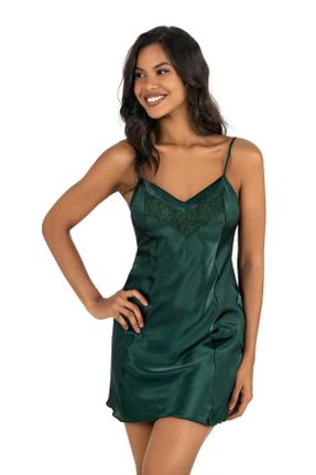 لباس شب سبز زنانه پلی استر کد 804037590