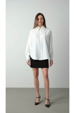 پیراهن سفید زنانه آسیمتریک کد 834256172