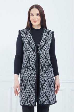 جلیقه طوسی زنانه رگولار Stilmony - کد 809857380