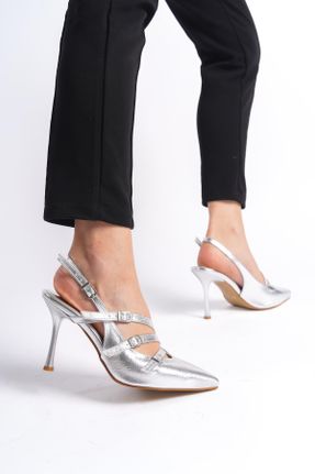 کفش پاشنه بلند کلاسیک زنانه چرم مصنوعی پاشنه نازک پاشنه متوسط ( 5 - 9 cm ) کد 813959343