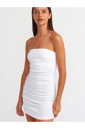 لباس سفید بافت تنگ کد 841577741
