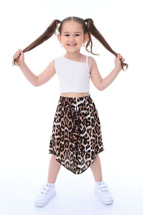 ست بالاتنه و پائین تنه قهوه ای بچه گانه بافتنی Yavrumsa - کد 835678407