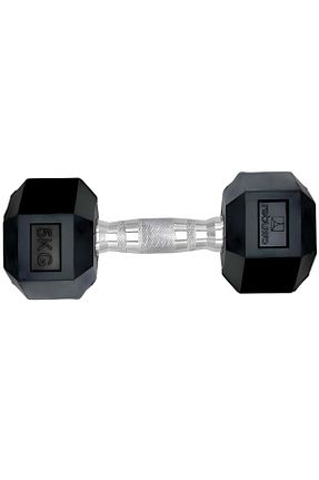 دمبل و صفحه وزنه مشکی کائوچو Rebuwo - کد 838700036