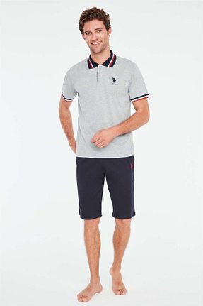 ست لباس راحتی طوسی مردانه ساده U.S. Polo Assn. - کد 639972013