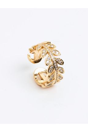 انگشتر جواهر طلائی زنانه فلزی کد 797255185