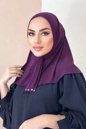 کلاه شنای حجاب بنفش زنانه MODA SCARF - کد 845781058
