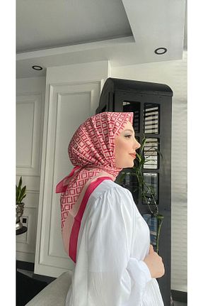 روسری صورتی 90 x 90 Onur - کد 830092302