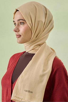شال طلائی زنانه پنبه ای Cardion - کد 839225425