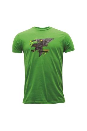 تی شرت اسپرت سبز مردانه رگولار کد 756114332