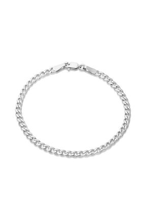 دستبند نقره طلائی زنانه 925 عیار nevamkuyumculuk - کد 844575534