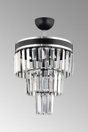 لوستر مشکی سنگ کریستال Docklight - کد 371338907