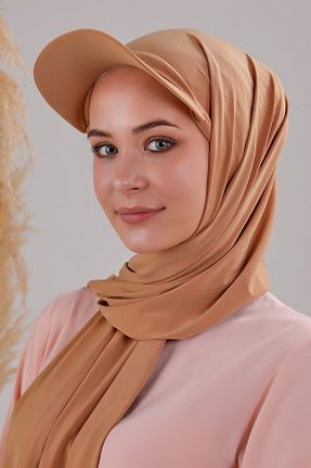 کلاه شنای حجاب قهوه ای زنانه Melodi Scarf - کد 844616131