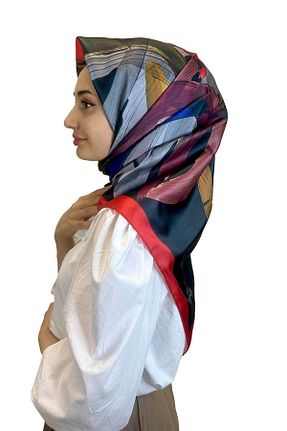 روسری قرمز پلی استر Shecarf - کد 843117242