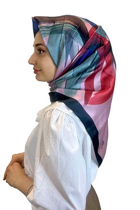 روسری صورتی پلی استر Shecarf - کد 843117223