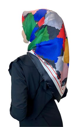 روسری مشکی پلی استر Shecarf - کد 835493149