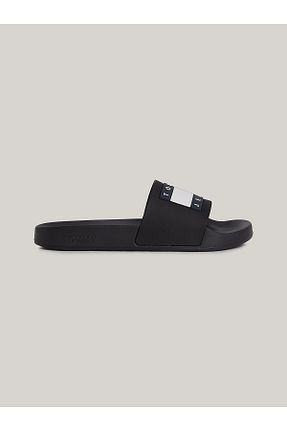 دمپائی مشکی زنانه پاشنه تخت Tommy Hilfiger - کد 844668891