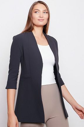 کت طوسی زنانه رگولار MissThetis - کد 381257704
