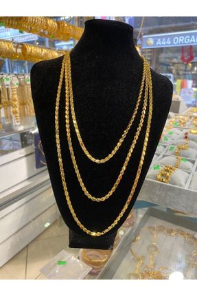 گردنبند جواهر طلائی زنانه روکش طلا کد 838302612