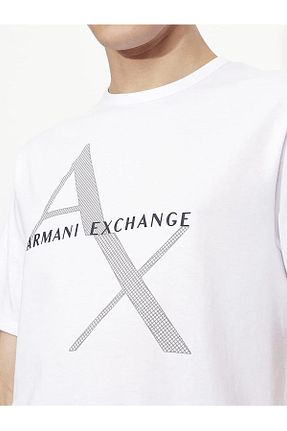 تیشرت سفید مردانه رگولار Armani Exchange - کد 844731654