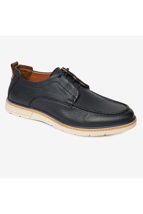 کفش کژوال سرمه ای مردانه چرم خالص Greyder - کد 833477986
