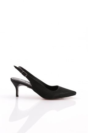 کفش پاشنه بلند کلاسیک مشکی زنانه پاشنه نازک پاشنه متوسط ( 5 - 9 cm ) کد 829585166