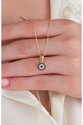 گردنبند نقره طلائی زنانه 925 عیار Tmt Silver - کد 844861437