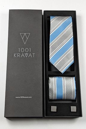 کراوات آبی مردانه Micro 1001 Kravat - کد 771690298