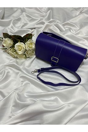 کیف دوشی سرمه ای زنانه چرم مصنوعی LeiyBag - کد 844857537