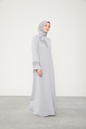 کلاه و ابایا طوسی زنانه بافتنی Levidor - کد 844894316