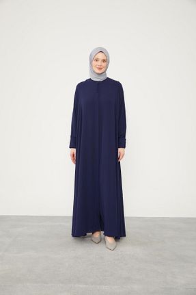 کلاه و ابایا سرمه ای زنانه پلی استر Levidor - کد 844894618