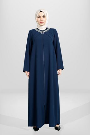 کلاه و ابایا آبی زنانه پنبه ای Beyza - کد 844909383