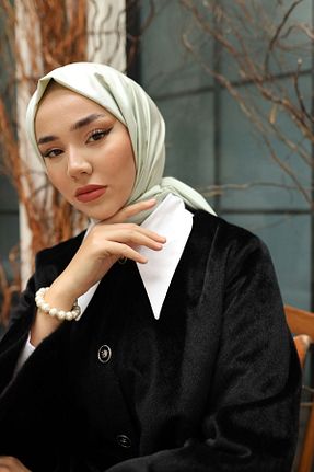 شال سبز زنانه ابریشم Silk Home - کد 844881788