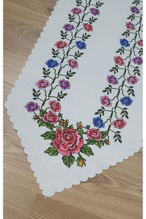 رومیزی سفید پلی استر WENESSİ - کد 829398018