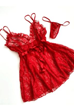 لباس شب قرمز زنانه کد 212472969