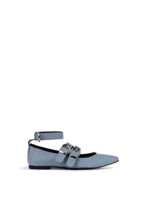 کفش کژوال آبی زنانه پاشنه کوتاه ( 4 - 1 cm ) پاشنه ساده کد 815009771