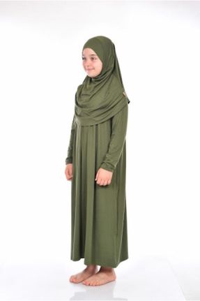 لباس خاکی بچه گانه بافتنی اورسایز آستین-بلند کد 777835975