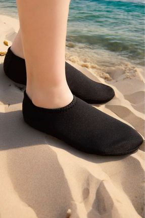 کفش ساحلی مشکی زنانه پارچه نساجی کد 835874342